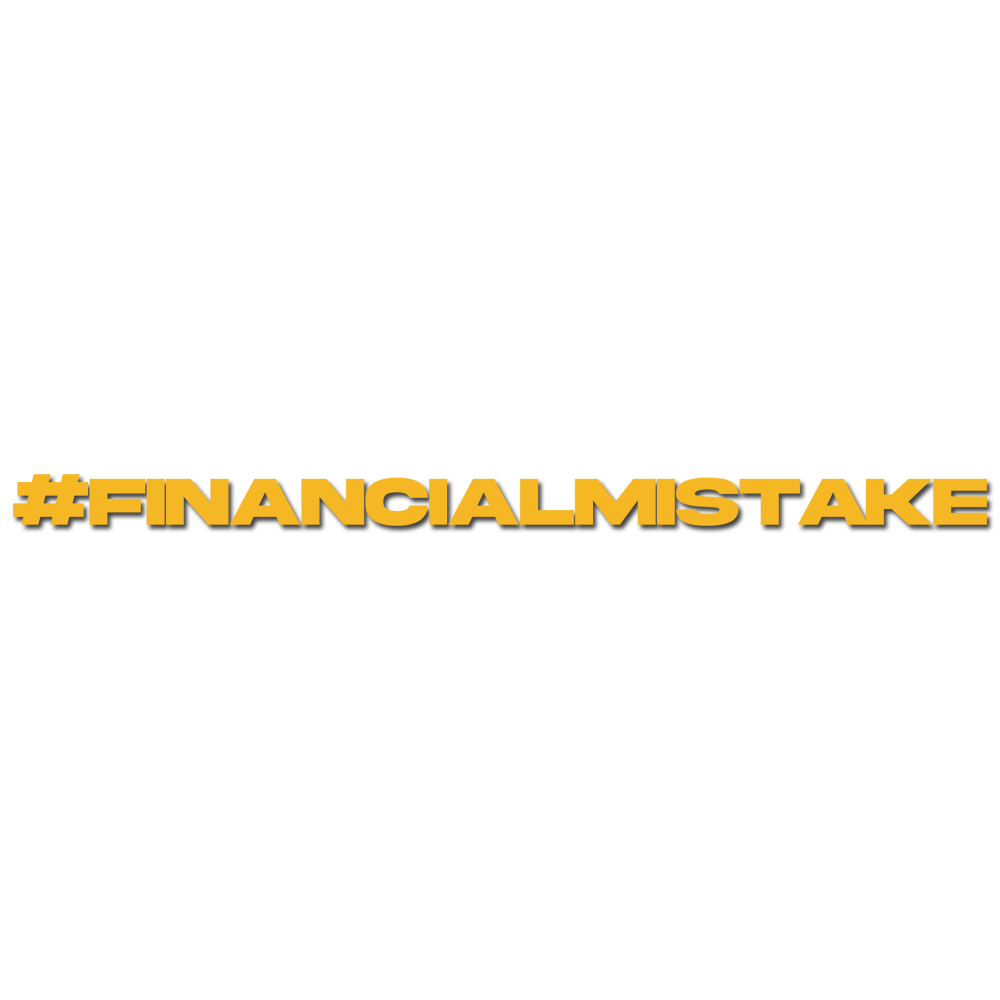 FINANCIAL MISTAKE Sticker