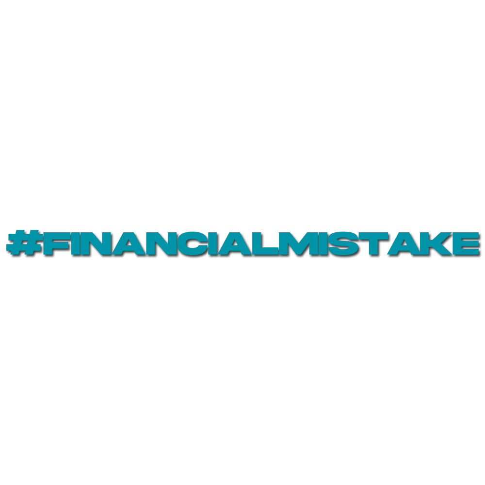 FINANCIAL MISTAKE Sticker