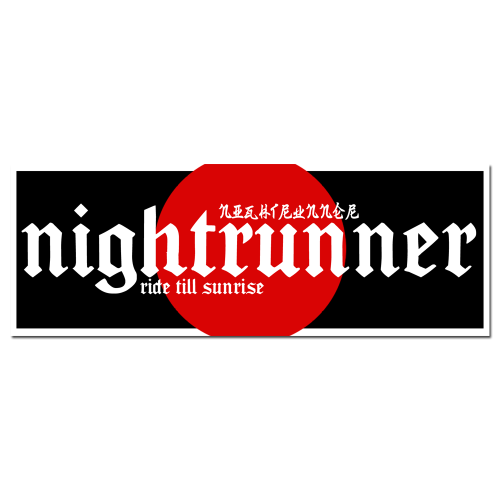 NIGHTRUNNER Slapsticker