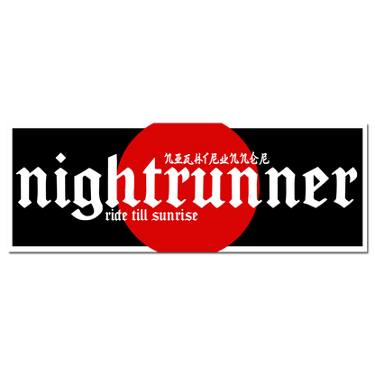 NIGHTRUNNER Slapsticker